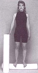 Standing Foam Roller Neutral Exercise